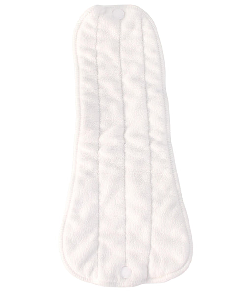 A White Cloth Diapers from GroVia in size O/S for neutral. (Front View)