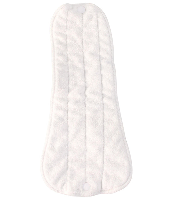 A White Cloth Diapers from GroVia in size O/S for neutral. (Front View)