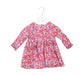 A Pink Long Sleeve Dresses from Jacadi in size 6-12M for girl. (Front View)
