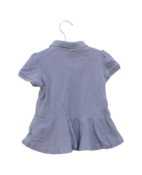 A Blue Short Sleeve Dresses from Ralph Lauren in size 18-24M for girl. (Back View)