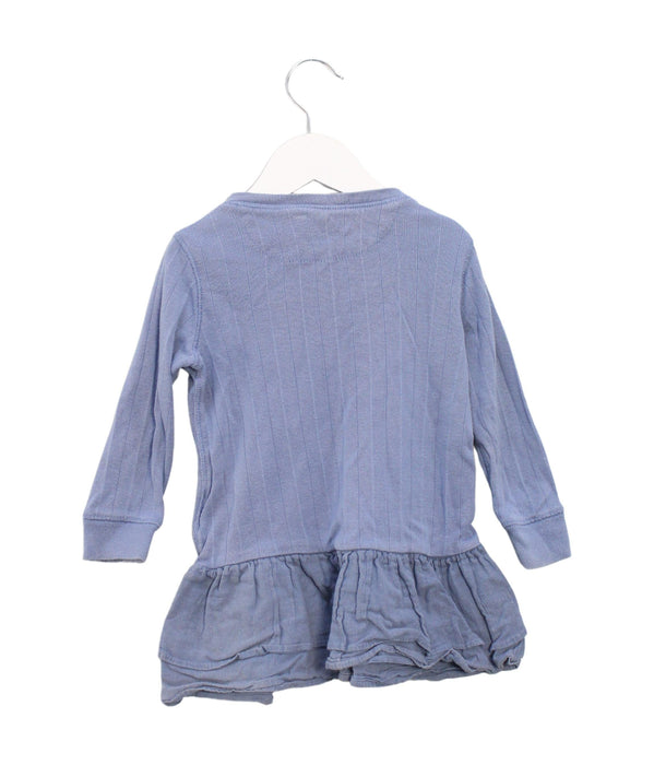 A Blue Sweater Dresses from Ralph Lauren in size 6-12M for girl. (Back View)