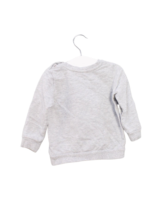 A Grey Crewneck Sweatshirts from Seed in size 6-12M for boy. (Back View)