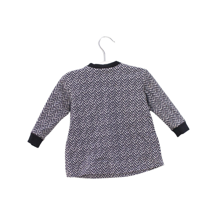 A Black Crewneck Sweatshirts from Dolce & Gabbana in size 6-12M for girl. (Back View)