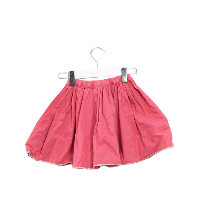 A Pink Short Skirts from Velveteen in size 2T for girl. (Back View)