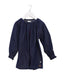 A Blue Long Sleeve Dresses from Felix & Mina in size 6T for girl. (Front View)