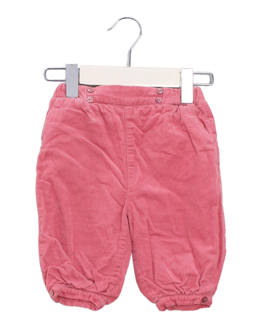 A Pink Casual Pants from Cyrillus in size 0-3M for girl. (Front View)
