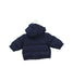 A Navy Puffer/Quilted Jackets from Ralph Lauren in size 0-3M for boy. (Back View)