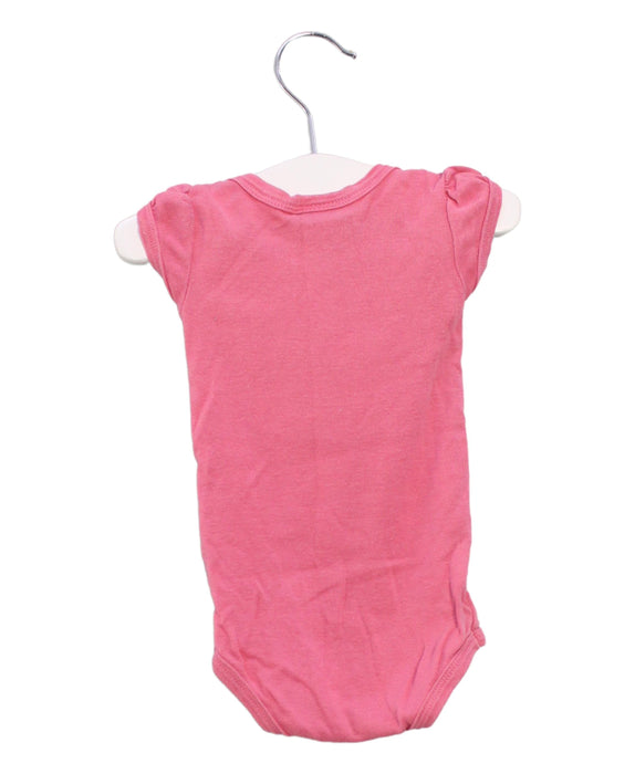 A Pink Bodysuits from Petit Bateau in size 0-3M for girl. (Back View)
