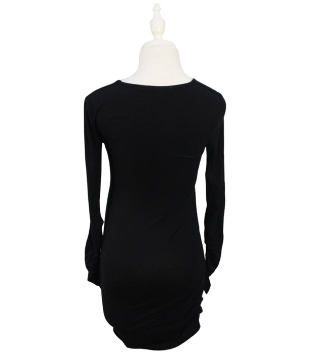 A Black Long Sleeve Tops from Isabella Oliver in size S for maternity. (Back View)
