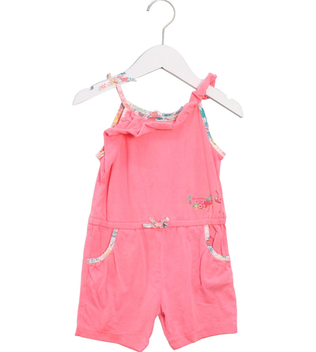 A Pink Sleeveless Rompers from La Compagnie des Petits in size 4T for girl. (Front View)