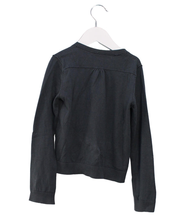 A Grey Cardigans from Bonpoint in size 6T for girl. (Back View)