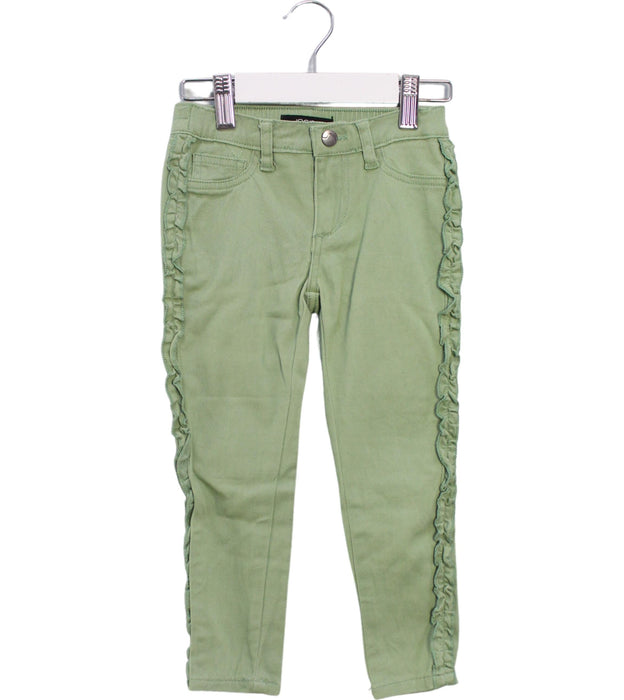 A Green Casual Pants from Joe’s in size 4T for girl. (Front View)