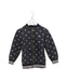 A Black Zippered Sweatshirts from Petit Bateau in size 4T for boy. (Front View)