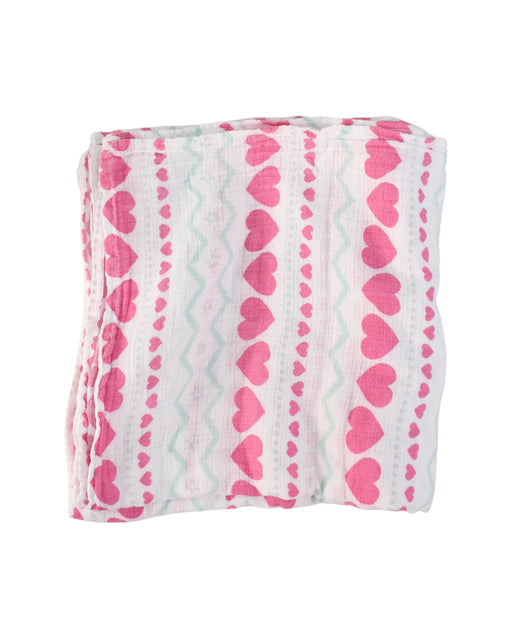 A White Swaddles from Aden & Anais in size O/S for girl. (Front View)