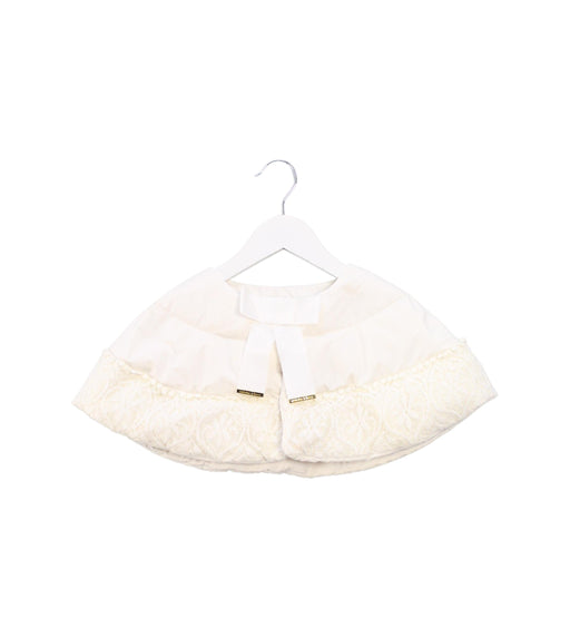 A White Capes & Ponchos from Nicholas & Bears in size 4T for girl. (Front View)