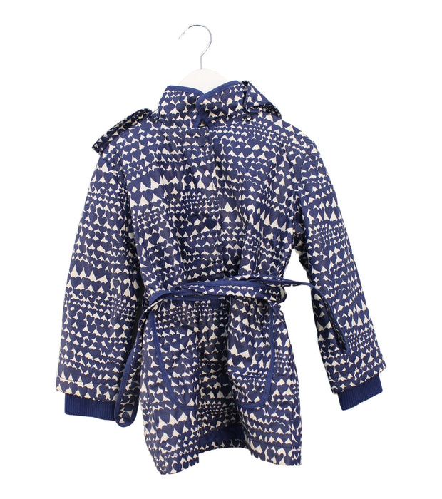 A Navy Lightweight Jackets from Stella McCartney in size 4T for girl. (Front View)