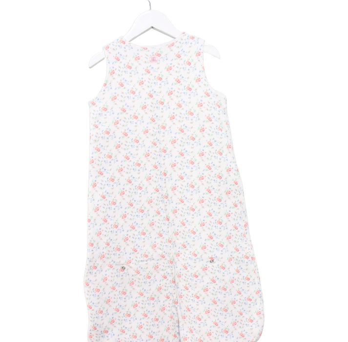 A White Sleepsacs from Petit Bateau in size O/S for girl. (Back View)