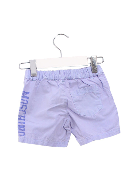 A Blue Shorts from Moschino in size 12-18M for boy. (Back View)