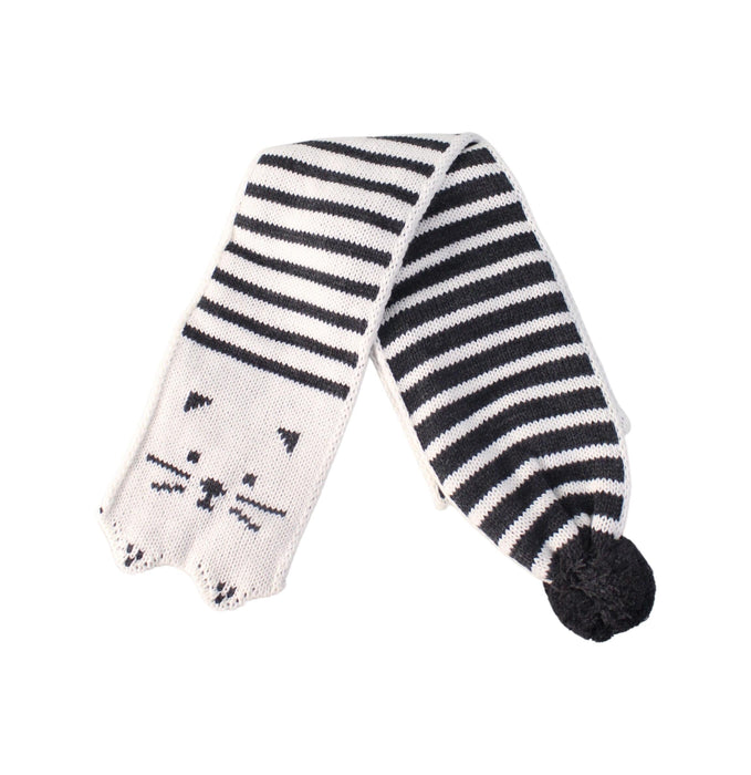 A White Scarves from Happy Prince in size 3-6M for girl. (Front View)