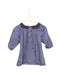 A Blue Long Sleeve Dresses from Emma Levine in size 0-3M for girl. (Back View)