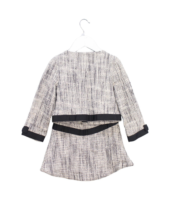 A Grey Lightweight Jackets from Janie & Jack in size 2T for girl. (Back View)