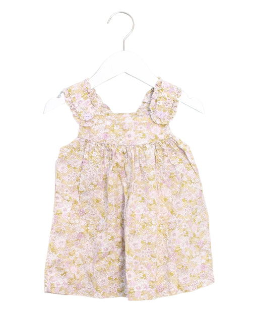 A Pink Sleeveless Dresses from Gingersnaps in size 6-12M for girl. (Front View)