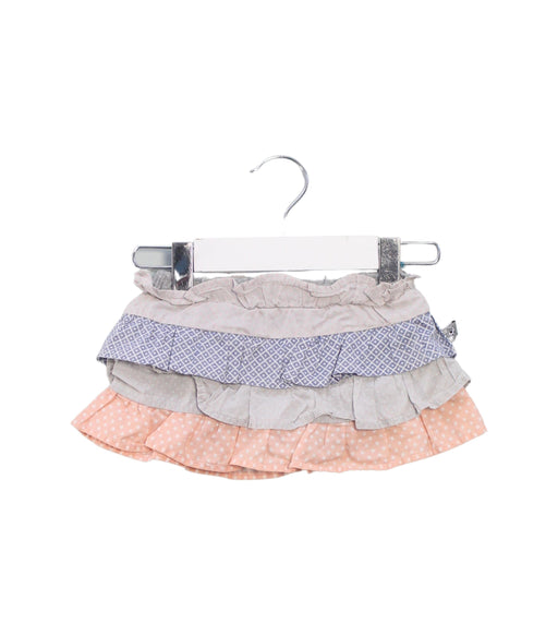A Grey Short Skirts from and the little dog laughed in size 12-18M for girl. (Front View)