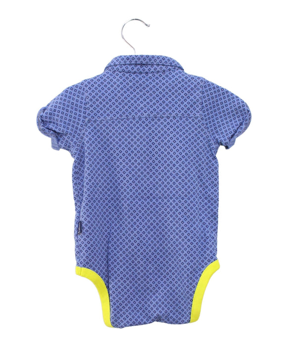 A Blue Short Sleeve Bodysuits from Baker by Ted Baker in size 6-12M for boy. (Back View)