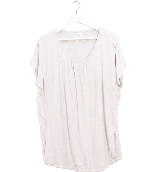 A Purple Pants Sets from Seraphine in size L for maternity. (Front View)