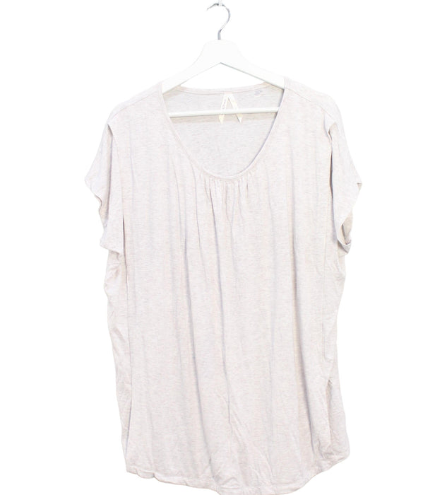 A Purple Pants Sets from Seraphine in size L for maternity. (Front View)