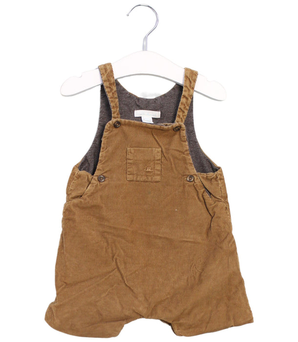 A Brown Overall Shorts from Marie Chantal in size 18-24M for boy. (Front View)