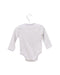 A Grey Long Sleeve Bodysuits from Mudpie in size 0-3M for boy. (Back View)
