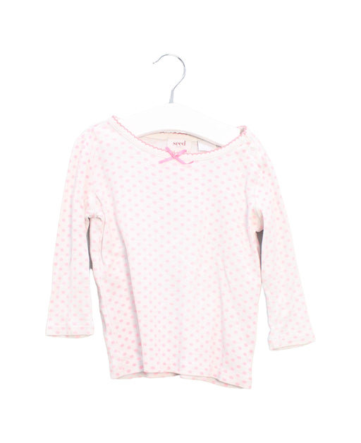 A Pink Separates from Seed in size 12-18M for girl. (Front View)