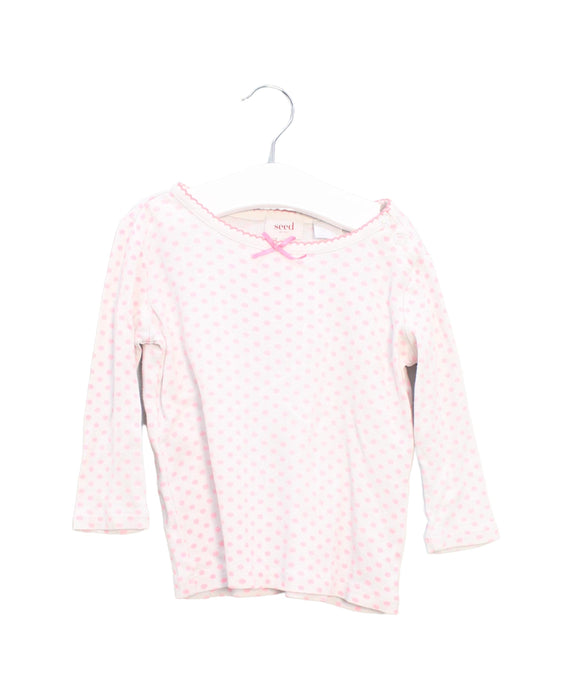 A Pink Separates from Seed in size 12-18M for girl. (Front View)
