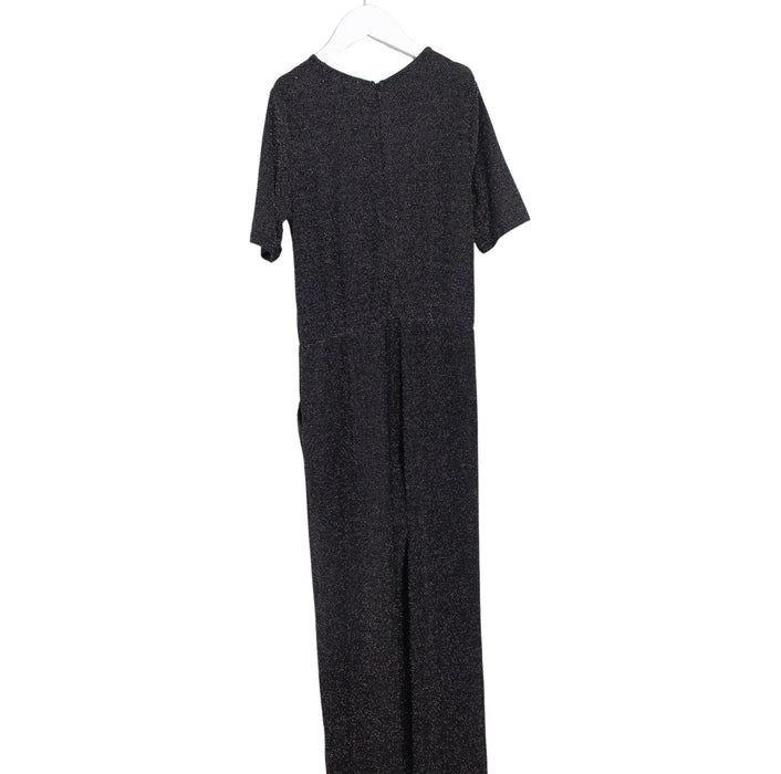 A Black Short Sleeve Jumpsuits from IKKS in size 10Y for girl. (Back View)