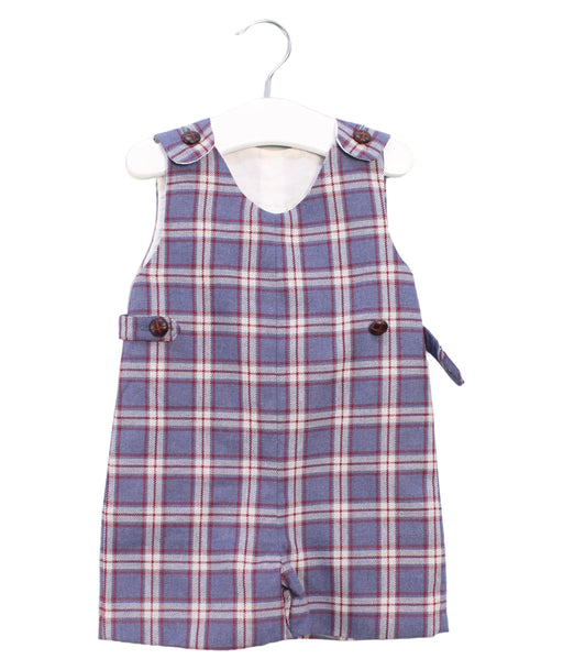 A Blue Sleeveless Rompers from Pepa & Co. in size 6-12M for boy. (Front View)