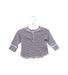 A Navy Long Sleeve Tops from Petit Bateau in size 0-3M for boy. (Front View)