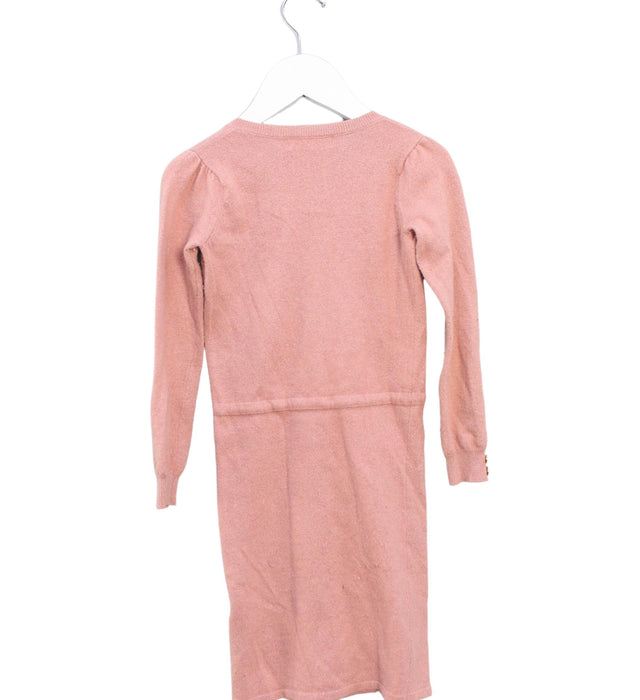 A Pink Sweater Dresses from Excuse My French in size 4T for girl. (Back View)