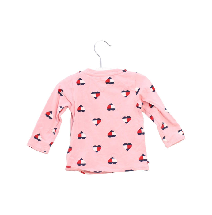 A Pink Long Sleeve Tops from Tommy Hilfiger in size 3-6M for girl. (Back View)