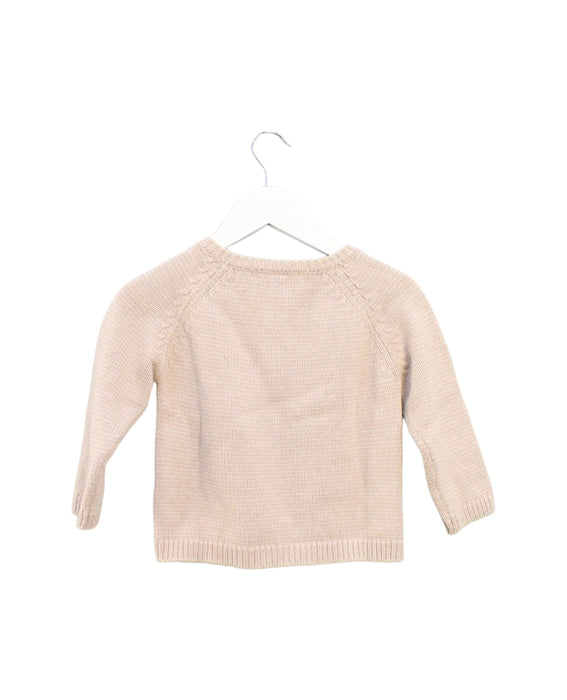 A Pink Cardigans from La Petite Collection in size 3T for girl. (Back View)