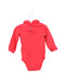 A Red Long Sleeve Bodysuits from Sergent Major in size 3-6M for girl. (Back View)