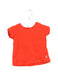 A Orange Short Sleeve T Shirts from Petit Bateau in size 3-6M for girl. (Front View)