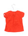 A Orange Short Sleeve T Shirts from Petit Bateau in size 3-6M for girl. (Back View)