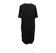 A Black Short Sleeve Dresses from Seraphine in size S for maternity. (Back View)