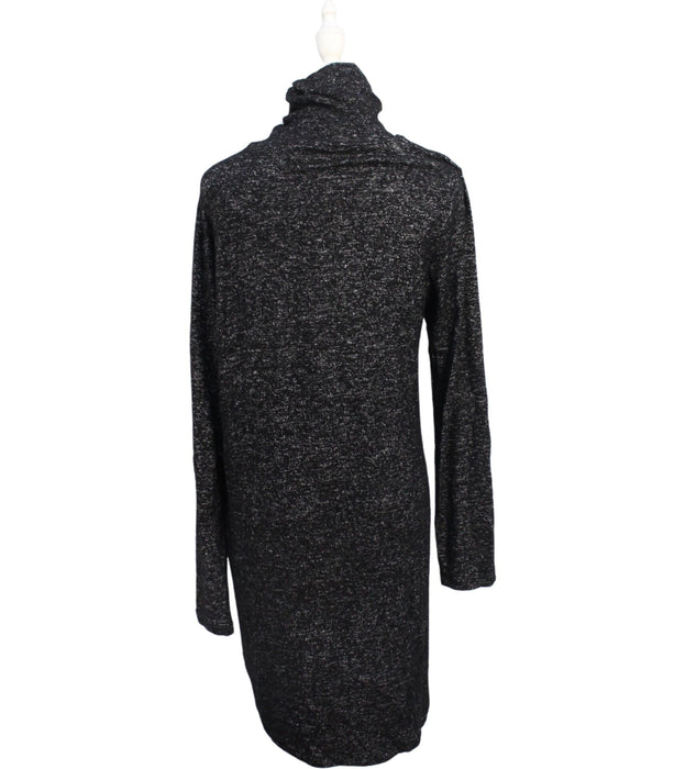 A Black Sweater Dresses from Seraphine in size S for maternity. (Back View)