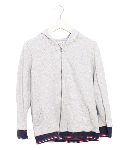 A Grey Lightweight Jackets from Seed in size 9Y for boy. (Front View)