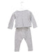 A Grey Pyjama Sets from Petit Bateau in size 12-18M for girl. (Back View)