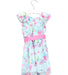 A Teal Short Sleeve Dresses from Monsoon in size 6-12M for girl. (Back View)