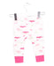 A White Sweatpants from Sapling in size 3-6M for girl. (Back View)