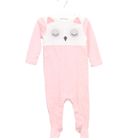 A Pink Onesies from Seed in size 3-6M for girl. (Front View)